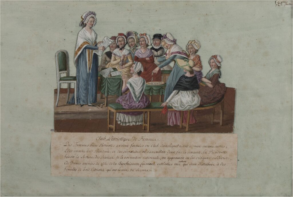 Jean-Baptiste Lesueur, “Club Patriotique de Femmes”