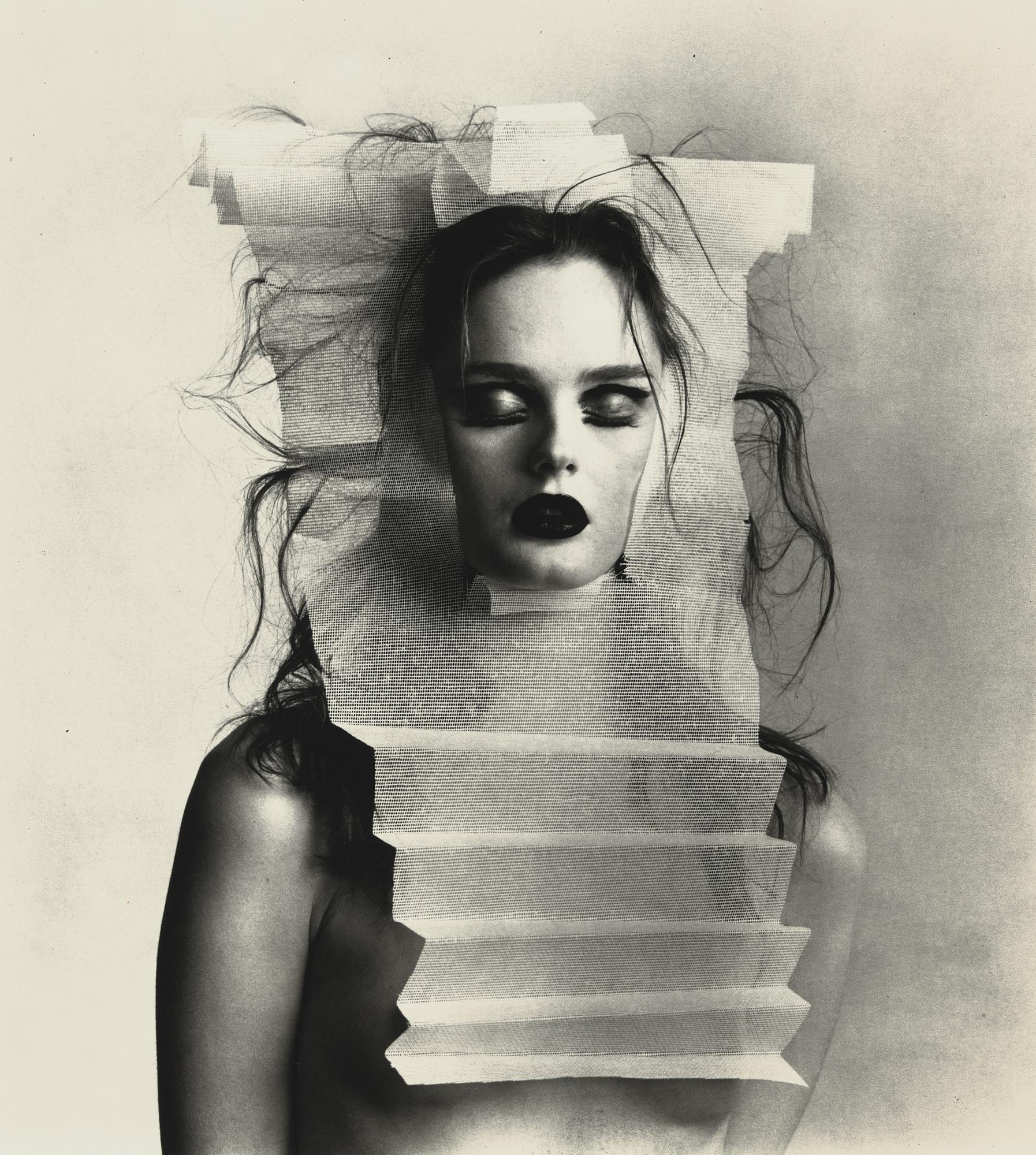 young woman with headsdress